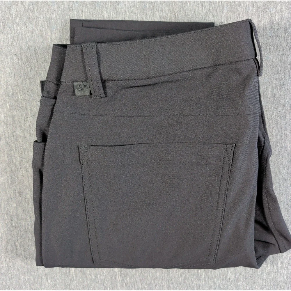 LULULEMON ABC 32x29 Black Warpstreme Slim-Fit 5‎ Pocket Pants LM5ALWS Excellent